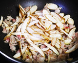 新ごぼうと豚肉の山椒風味炒め作り方5写真