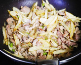 新ごぼうと豚肉の山椒風味炒め作り方7写真