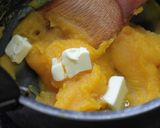 かぼちゃ白餡のモンブランロールケーキ作り方22写真