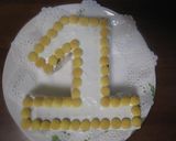 誕生日♪数字のケーキ☆作り方5写真