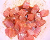 超簡単★アボカドとマグロのわさび醤油和え作り方1写真