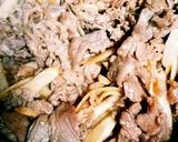 牛肉とゴボウの甘辛炒め作り方4写真
