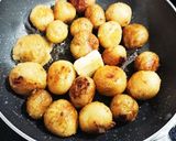 ホクホク！小芋のガーリックバター作り方4写真