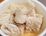 そうめんでビビン麺作り方1写真