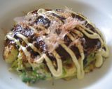 激うま！オクラと豆腐入りお好み焼き作り方3写真