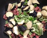 ナスピーマンひき肉炒め(タイカレー味)作り方6写真