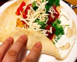 我が家のフラワートルティーヤのタコス作り方9写真