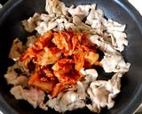 簡単♬さっぱり豚キムそうめん♡作り方2写真