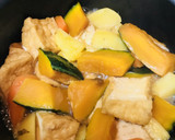 鶏もも肉とかぼちゃ＆根菜のあまから煮込み作り方2写真