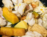 鶏もも肉とかぼちゃ＆根菜のあまから煮込み作り方3写真