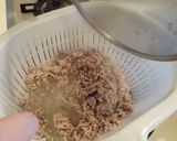 青梗菜とひき肉と春雨の和え物作り方4写真