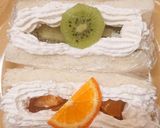 食パンでバナナロールケーキ♡カロリーオフ作り方7写真