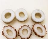 ミニ②サイズ♡弁当の隙間にハートちくわ作り方1写真
