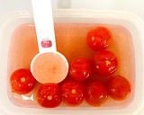 ミニトマトと新玉ねぎの冷製パスタ作り方1写真