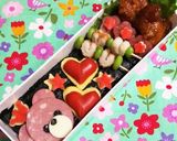 ミニ②サイズ♡弁当の隙間にハートちくわ作り方5写真