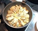 オートミール入りチーズ羽付き餃子作り方9写真