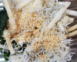 長芋・ほうれん草・しらすのさっぱり和え作り方1写真