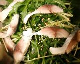 しめ鯖と水菜のポン酢和え作り方2写真