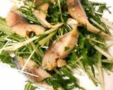 しめ鯖と水菜のポン酢和え作り方3写真