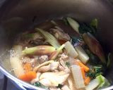 鶏もも肉とみょうが、根菜の酢煮作り方5写真