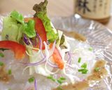 胡麻風味☆和風カルパッチョ作り方3写真