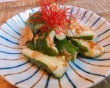 ポリ袋で♡おかか梅味たたききゅうり作り方4写真