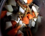 お出汁香る♡味噌仕立てのけんちん汁作り方9写真