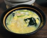 おまけで作った帆立と海老の玉子雑炊作り方4写真