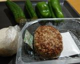 【簡単】和風ハンバーグ(ピクルス添え)作り方1写真