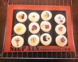 エディブルフラワーのチーズケーキサンド作り方7写真