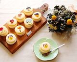 エディブルフラワーのチーズケーキサンド作り方13写真