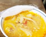 BBQ残り、、スープ作り方5写真