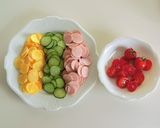 簡単かわいい水玉冷やし中華＊七夕作り方2写真