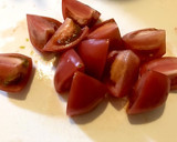 【簡単 男の手料理】5分トマト卵豚肉炒め作り方1写真