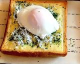 チーズしらすトースト。作り方5写真