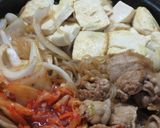 豚の肉豆腐☆キムチ・玉ねぎ・しらたき入り作り方11写真