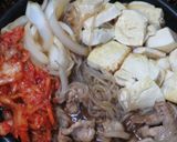 豚の肉豆腐☆キムチ・玉ねぎ・しらたき入り作り方10写真