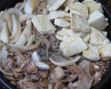 豚の肉豆腐☆キムチ・玉ねぎ・しらたき入り作り方9写真