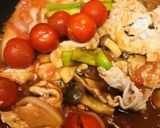 豚こまぎれ肉のプチトマトソースのパスタ作り方3写真