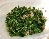 ☆ごま油香る豆苗とツナの和え物☆作り方5写真