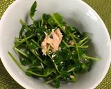 ☆ごま油香る豆苗とツナの和え物☆作り方6写真