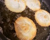 春巻きの具リメイク☆餃子の皮で円盤揚げ作り方3写真