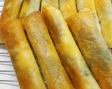 包んで揚げ焼き♪鶏ササミとチーズの春巻き作り方20写真