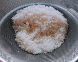 お酒の〆に♥️ホタテと舞茸の炊き込みご飯作り方1写真
