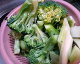 ブロッコリーオリーブオイル煮【男飯】作り方2写真