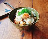 お酒の〆に♥️ホタテと舞茸の炊き込みご飯作り方5写真