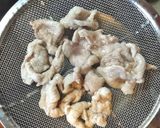 新筍、茸、水晶豚の温かい蕎麦作り方2写真