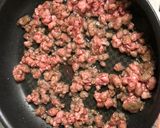 ナスとひき肉とサラダに豆炒めタイカレー味作り方5写真