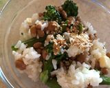 納豆とブロッコリーのマヨご飯作り方3写真