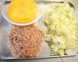 蟹餡かけチャーハン作り方1写真